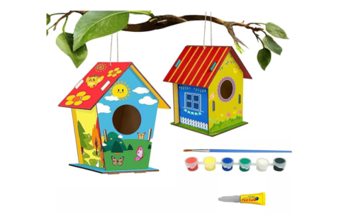 Hiend || A One Enterprises ||  DIY Wooden Bird House Construction Kit || Painting & Decorating BirdHouse For Childrens Boys & Girls Age 3 To 15 Year Old - Image 5